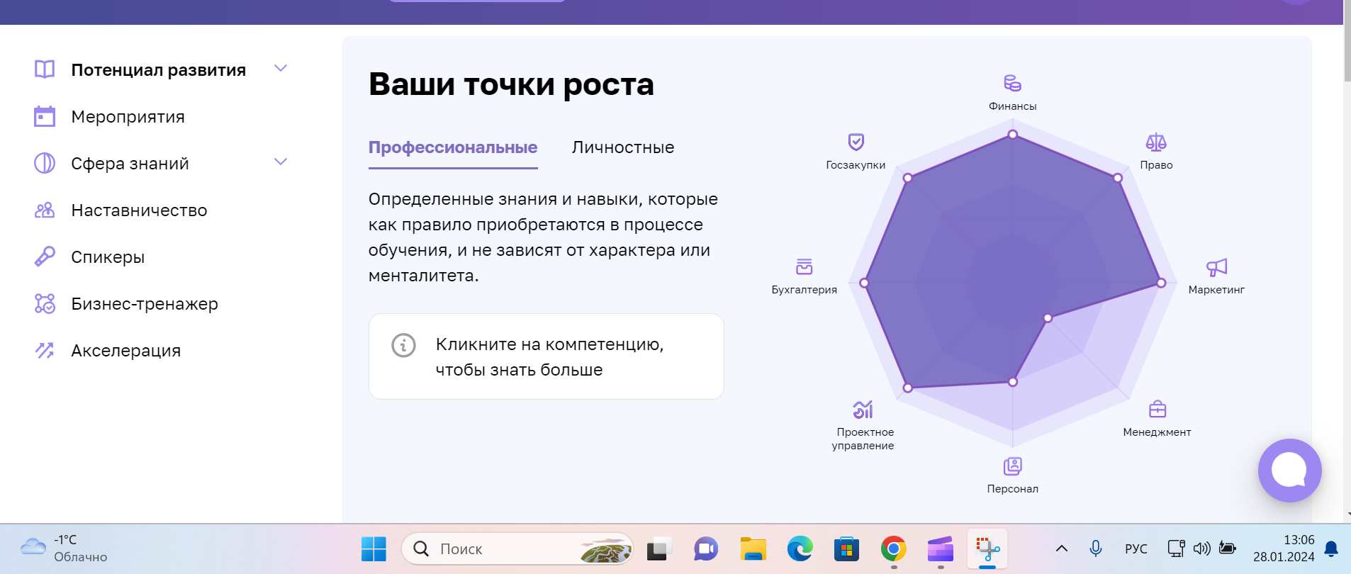 Результат тестирования на соцконтракт